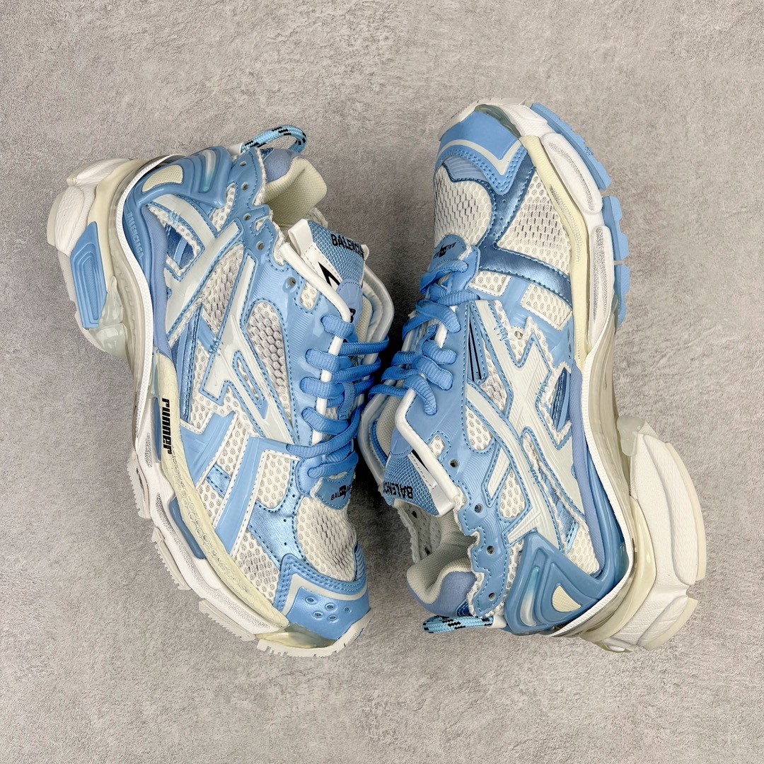 Balenciaga Runner 巴黎世家 白蓝 老爹鞋 运动 复古板鞋 休闲鞋 男鞋 女鞋