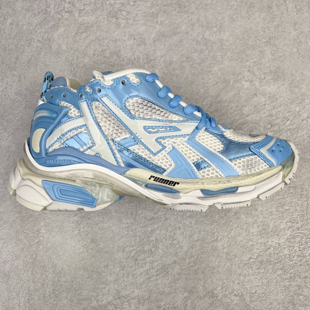 Balenciaga Runner 巴黎世家 白蓝 老爹鞋 运动 复古板鞋 休闲鞋 男鞋 女鞋