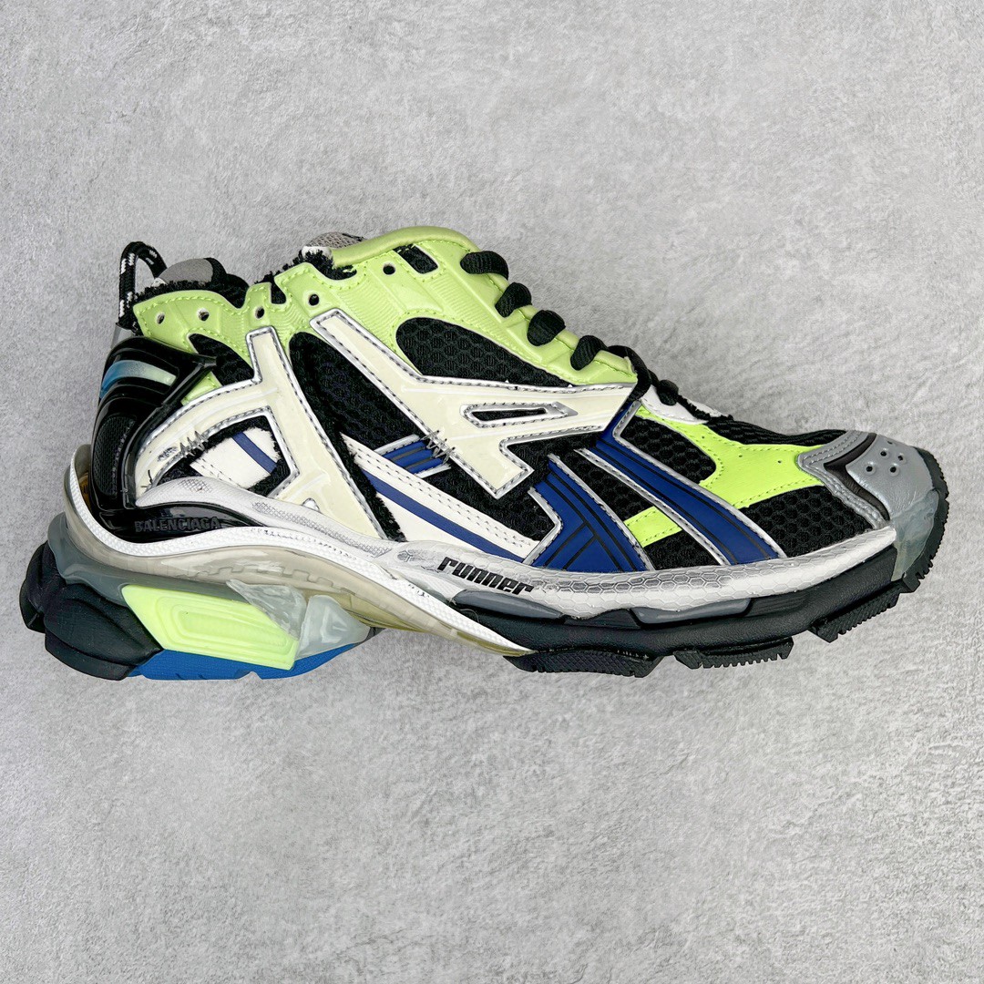 Balenciaga Runner 巴黎世家 蓝黄灰 老爹鞋 运动 复古板鞋 休闲鞋 男鞋 女鞋