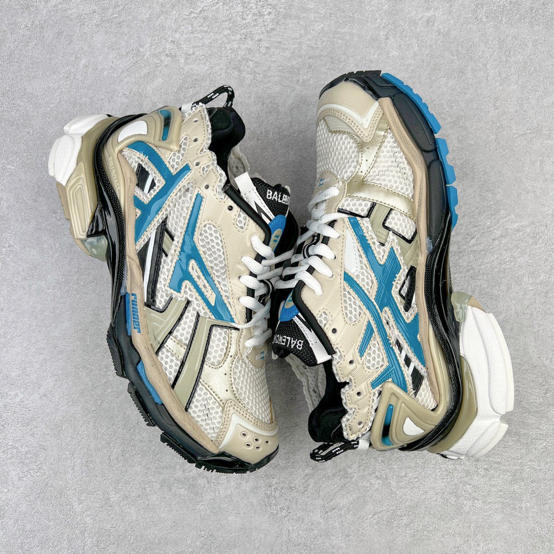 Balenciaga Runner 巴黎世家 奶油蓝 老爹鞋 运动 复古板鞋 休闲鞋 男鞋 女鞋
