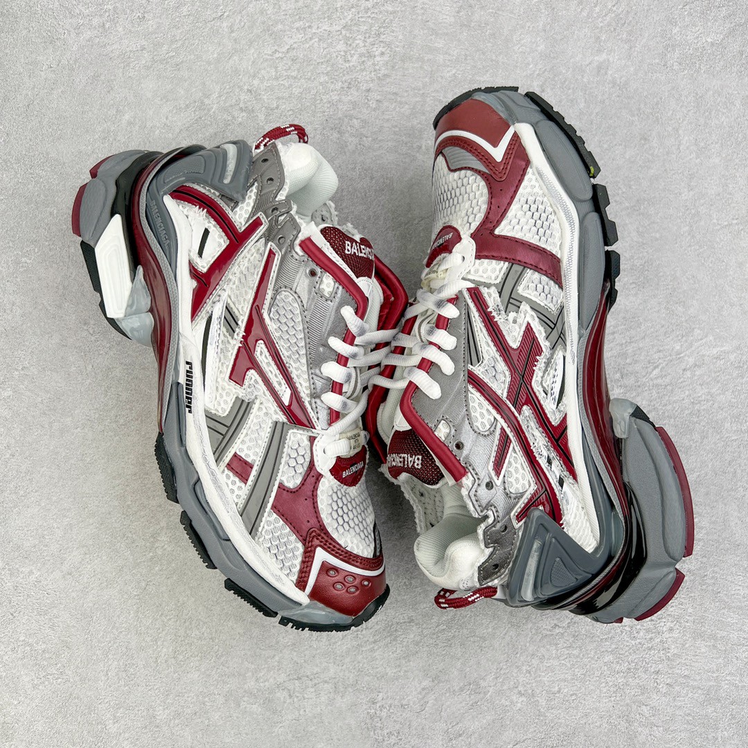 Balenciaga Runner 巴黎世家 白灰红 老爹鞋 运动 复古板鞋 休闲鞋 男鞋 女鞋
