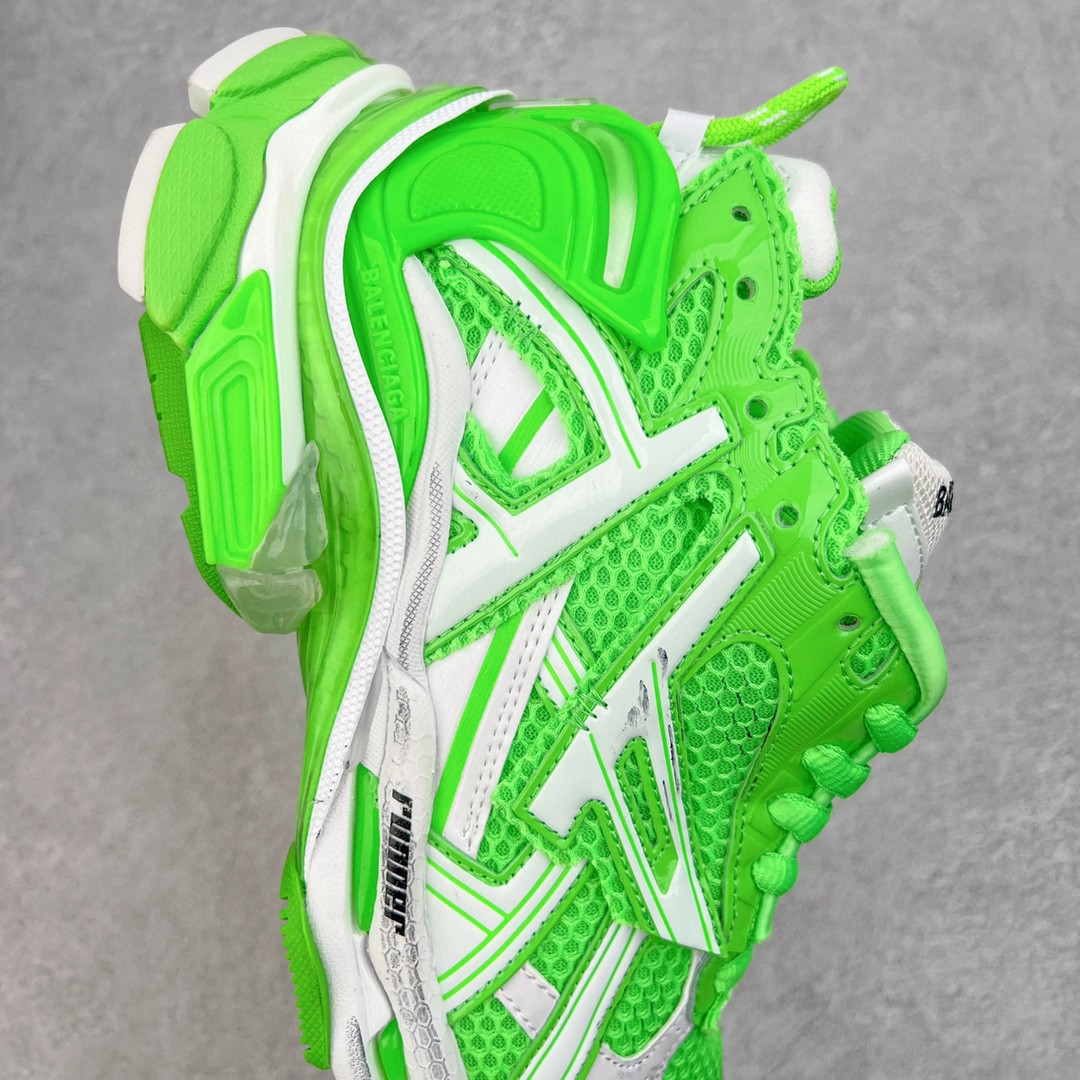 Balenciaga Runner 巴黎世家 白绿 老爹鞋 运动 复古板鞋 休闲鞋 男鞋 女鞋 677403W3RBM3590
