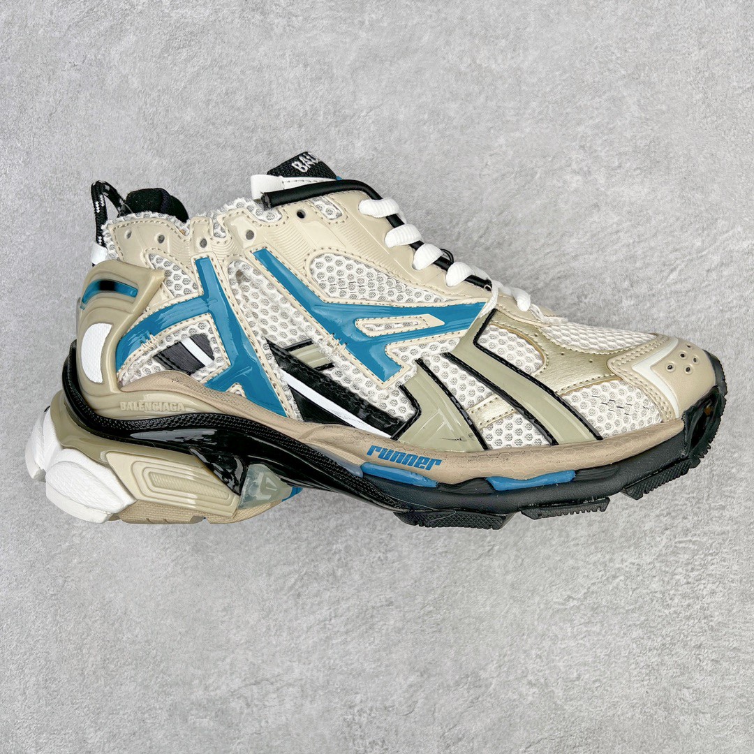 Balenciaga Runner 巴黎世家 奶油蓝 老爹鞋 运动 复古板鞋 休闲鞋 男鞋 女鞋