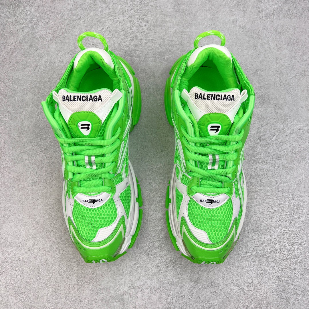 Balenciaga Runner 巴黎世家 白绿 老爹鞋 运动 复古板鞋 休闲鞋 男鞋 女鞋 677403W3RBM3590