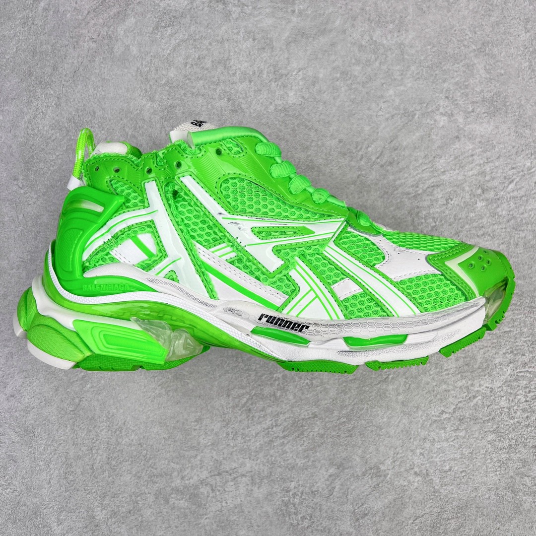 Balenciaga Runner 巴黎世家 白绿 老爹鞋 运动 复古板鞋 休闲鞋 男鞋 女鞋 677403W3RBM3590