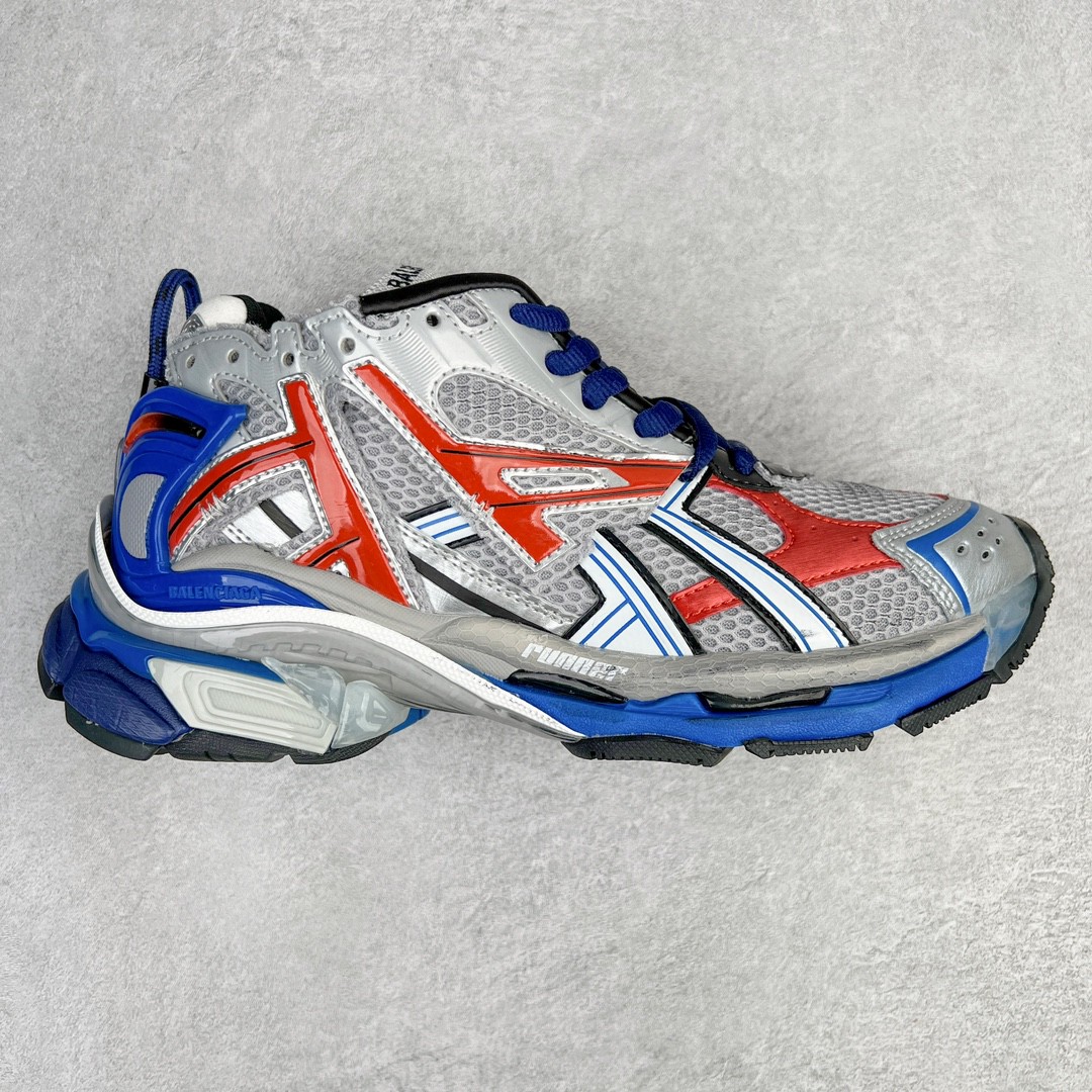 Balenciaga Runner 巴黎世家 灰蓝红 老爹鞋 运动 复古板鞋 休闲鞋 男鞋 女鞋 677403W3RB61264