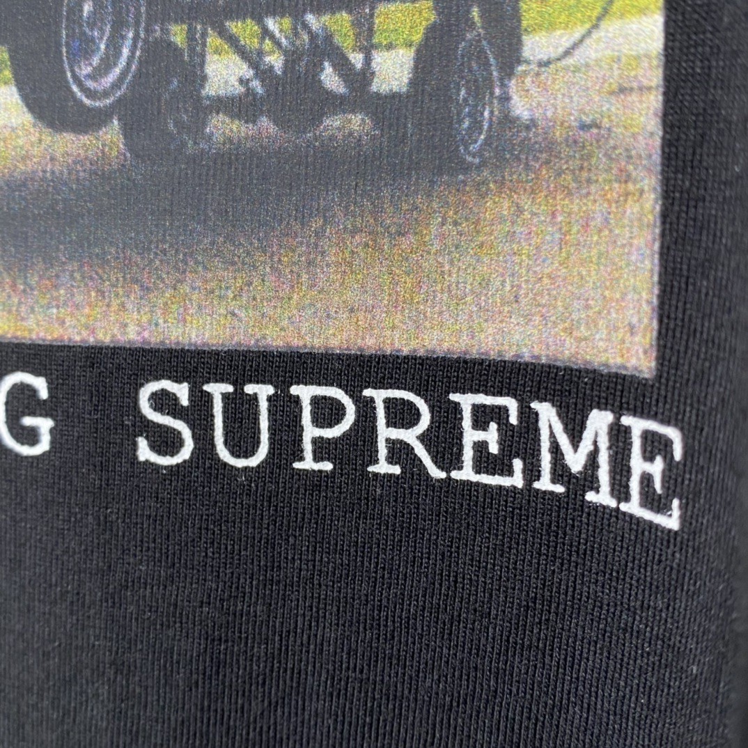 Supreme x DSM 联名款 北京限定 汽车图案印花 黑色 短袖 T 恤 男女同款 SUP-FW22-420