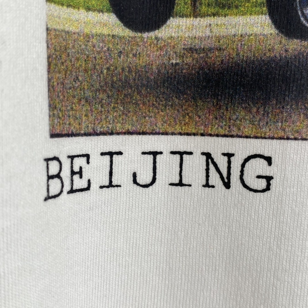 Supreme x DSM 联名款 北京限定 汽车图案印花 白色 短袖 T 恤 男女同款 SUP-FW22-420