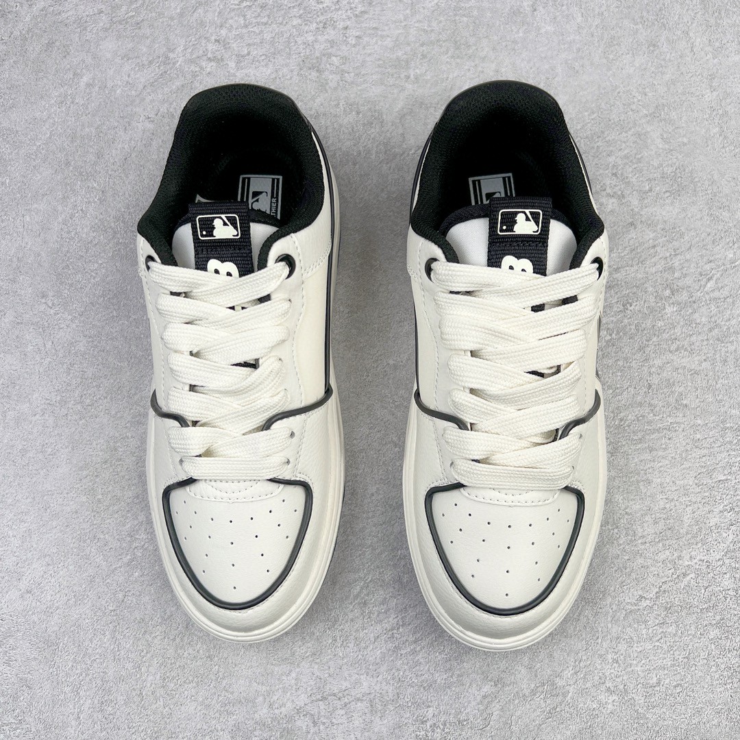 MLB 纽约洋基队 白色 低筒 厚底 老爹鞋 板鞋 休闲鞋 男鞋 女鞋 3ASXCA12N-50WHS