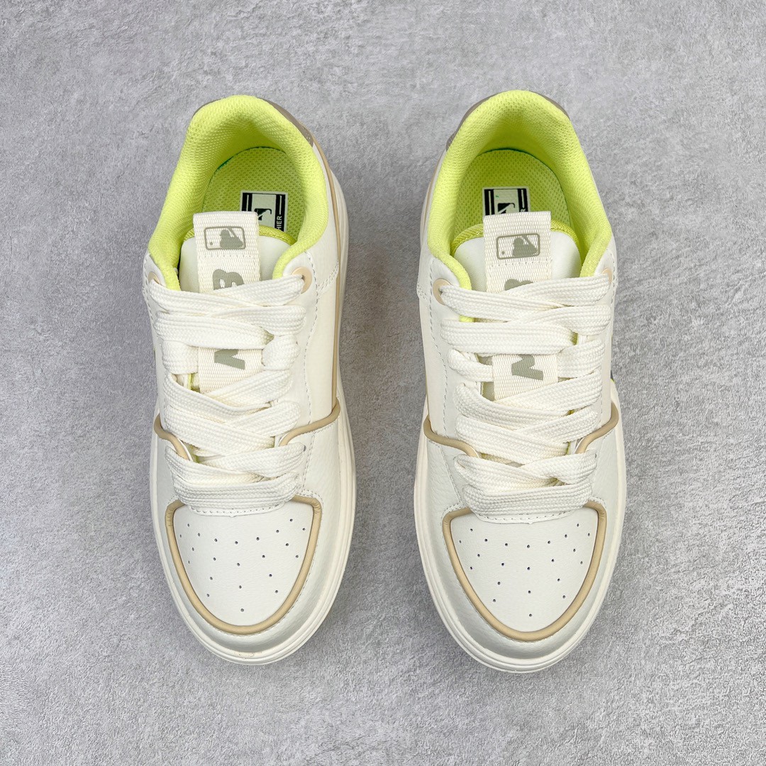 MLB 纽约洋基队 白黄 低筒 厚底 老爹鞋 板鞋 休闲鞋 男鞋 女鞋 3ASXCA12N-50BGS