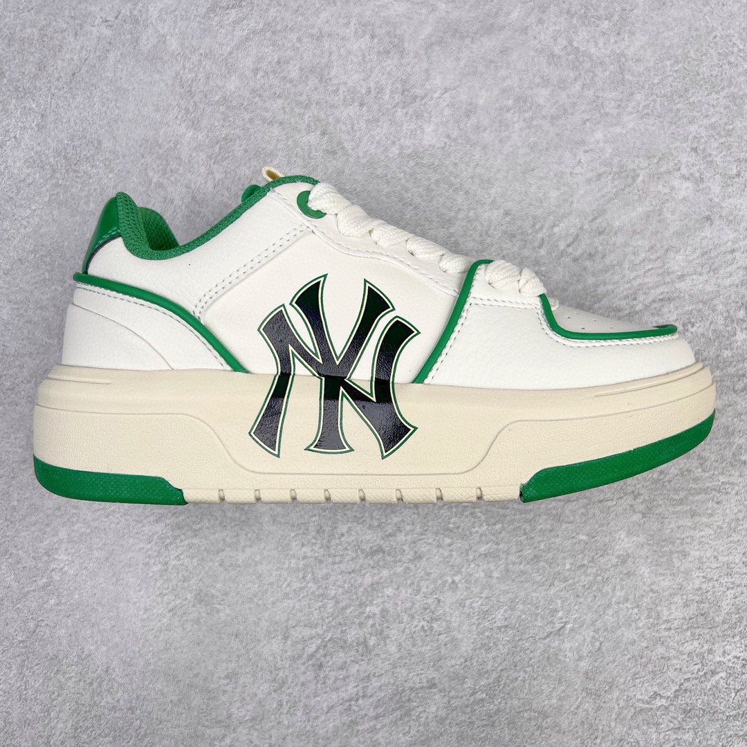 MLB 纽约洋基队 绿色 低筒 厚底 老爹鞋 板鞋 休闲鞋 男鞋 女鞋 3ASXCA12N-50GNS