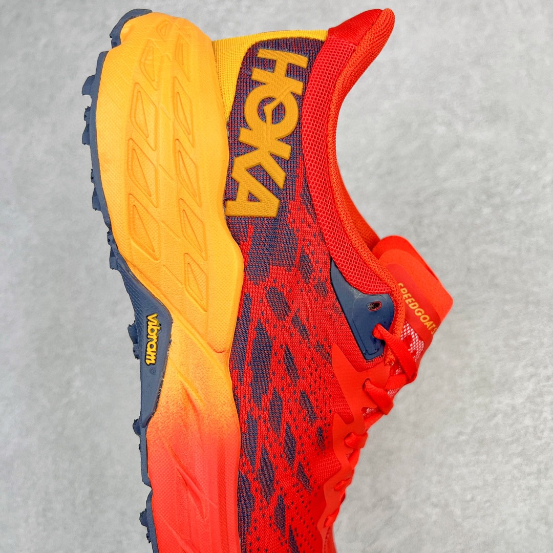 HOKA ONE ONE Speedgoat 5 飞速羚羊5系列 红色 低筒 越野跑步鞋 运动鞋 户外鞋 男鞋 1123157-FRYL