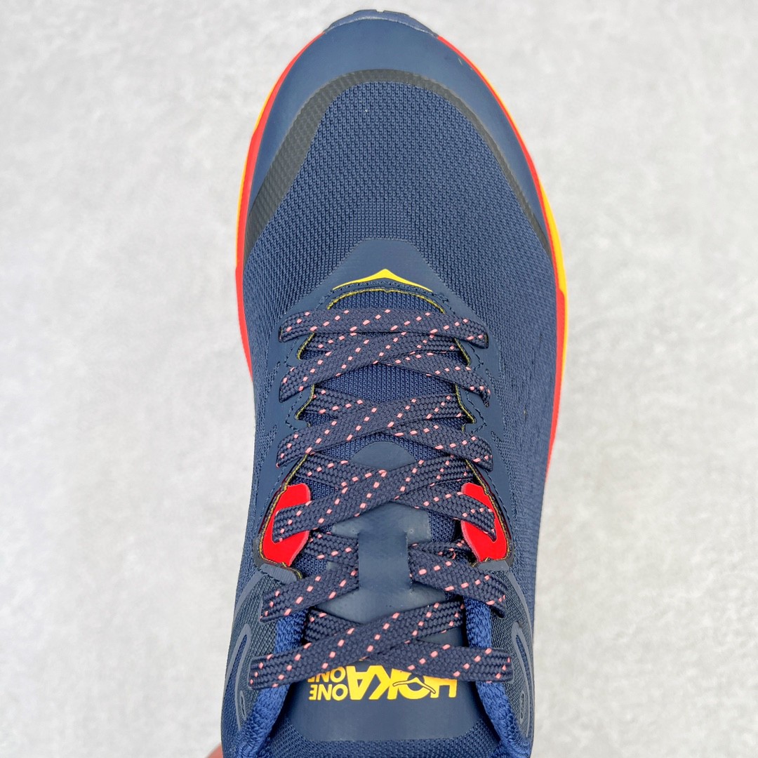 HOKA ONE ONE Challenger ATR 6 飞速羚羊6系列 蓝黄 低筒 越野跑步鞋 运动鞋 户外鞋 男鞋 1106510-OSRY