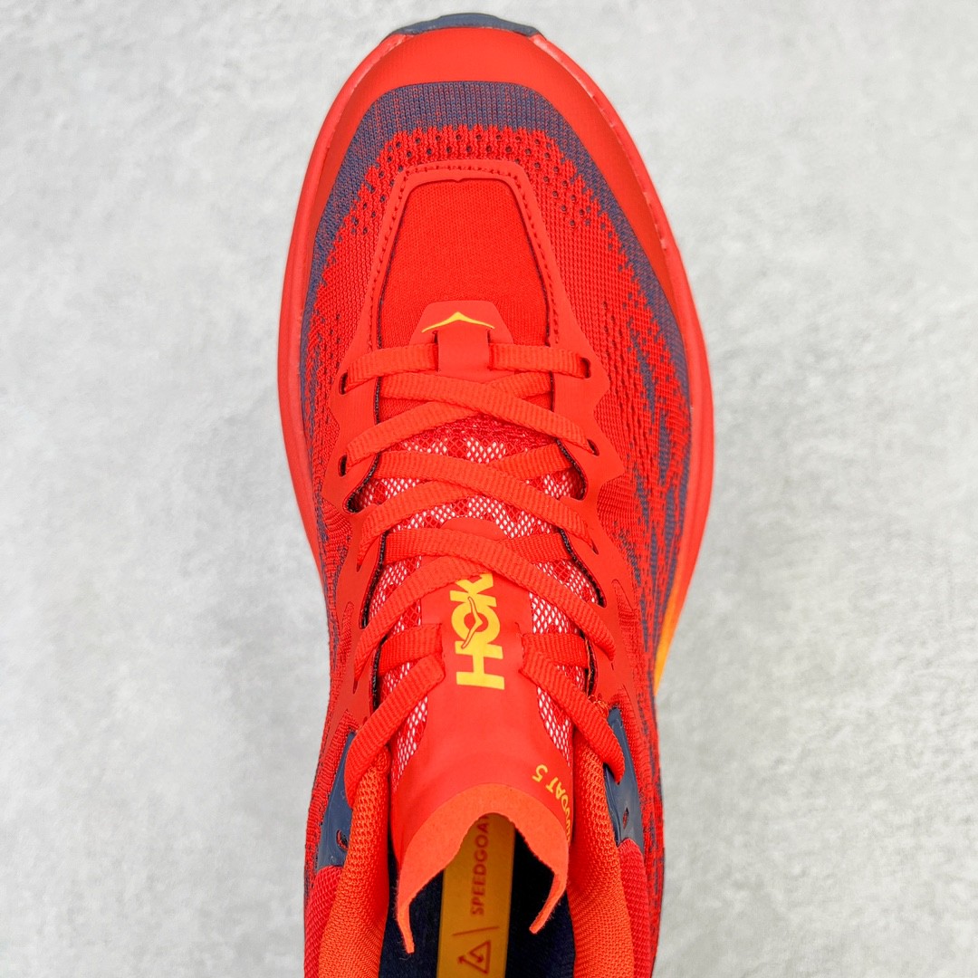 HOKA ONE ONE Speedgoat 5 飞速羚羊5系列 红色 低筒 越野跑步鞋 运动鞋 户外鞋 男鞋 1123157-FRYL