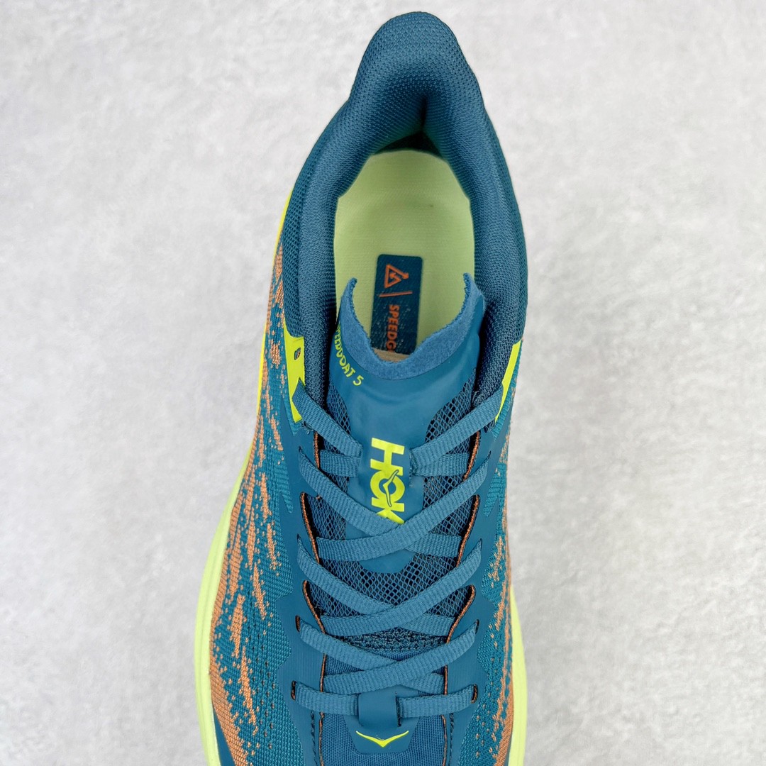 HOKA ONE ONE Speedgoat 5 飞速羚羊5系列 珊瑚蓝 低筒 越野跑步鞋 运动鞋 户外鞋 男鞋 1123157-BCEP