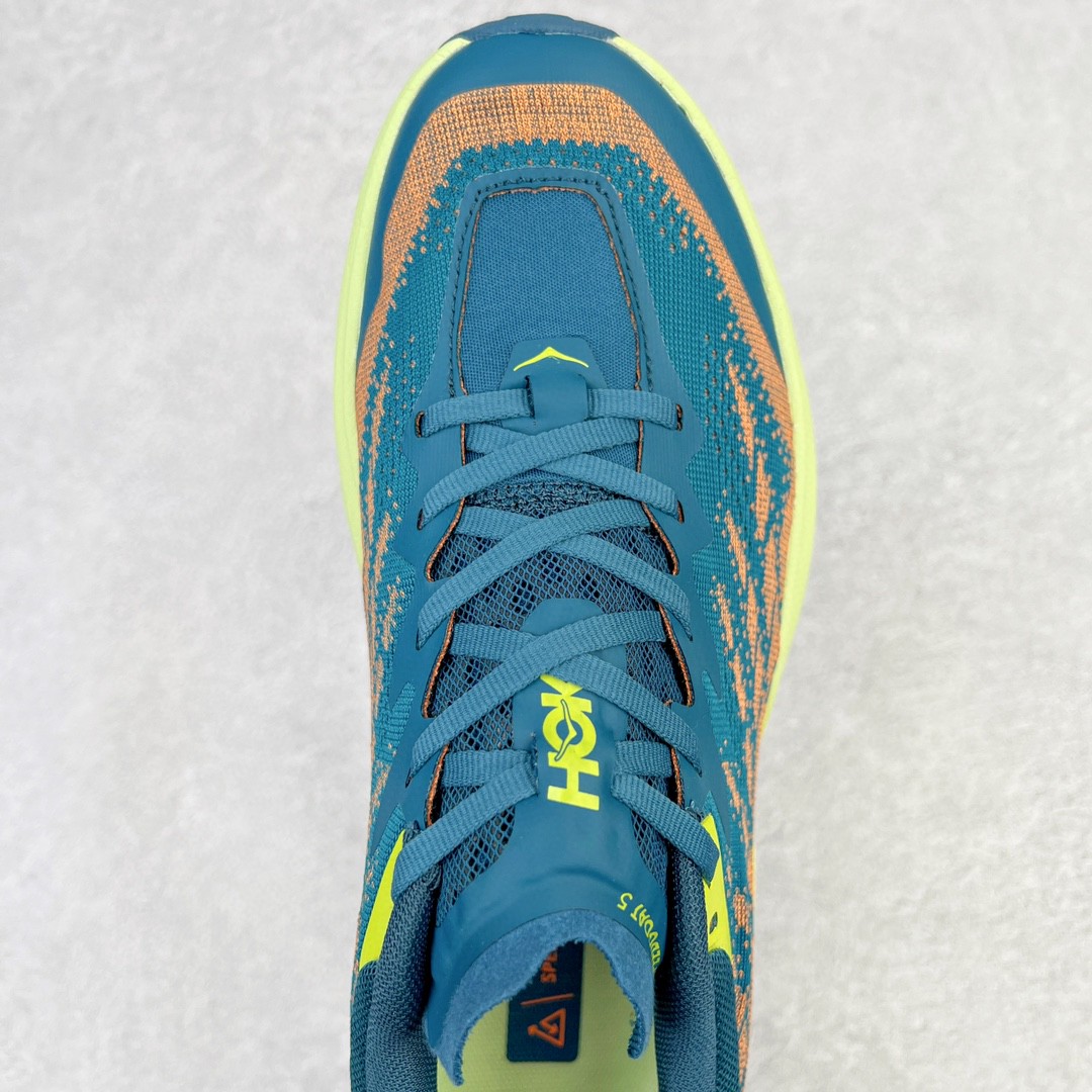 HOKA ONE ONE Speedgoat 5 飞速羚羊5系列 珊瑚蓝 低筒 越野跑步鞋 运动鞋 户外鞋 男鞋 1123157-BCEP