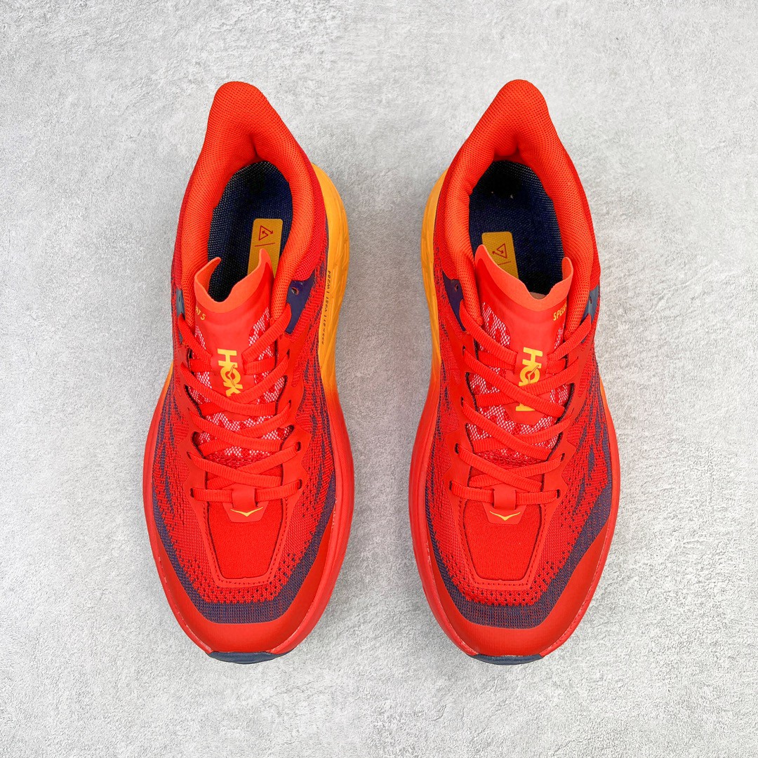 HOKA ONE ONE Speedgoat 5 飞速羚羊5系列 红色 低筒 越野跑步鞋 运动鞋 户外鞋 男鞋 1123157-FRYL