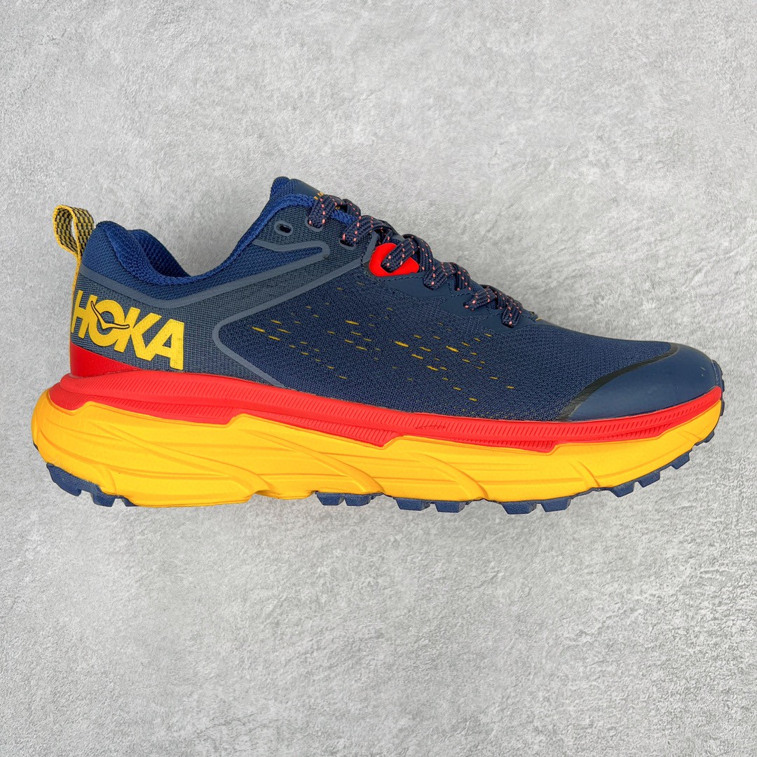 HOKA ONE ONE Challenger ATR 6 飞速羚羊6系列 蓝黄 低筒 越野跑步鞋 运动鞋 户外鞋 男鞋 1106510-OSRY