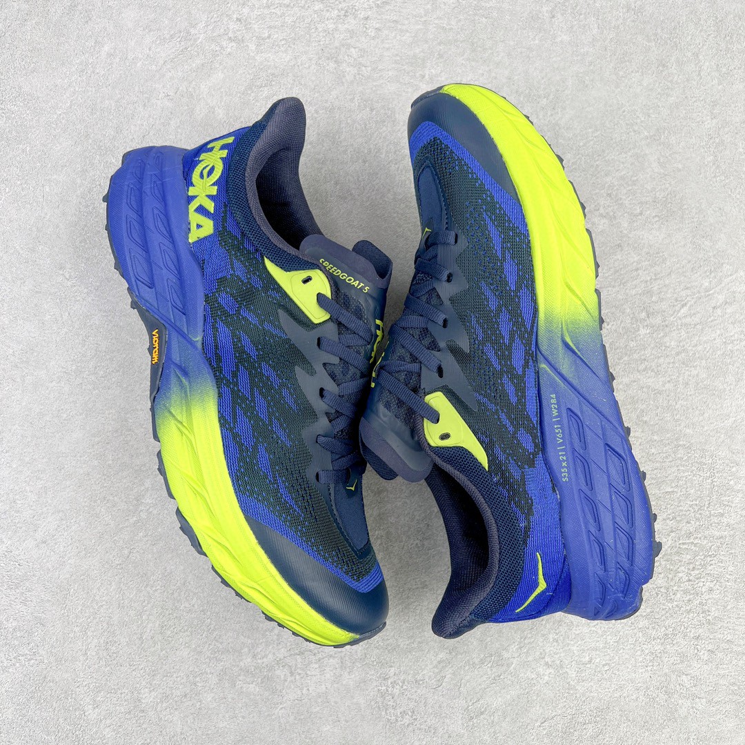 HOKA ONE ONE Speedgoat 5 飞速羚羊5系列 太空蓝 低筒 越野跑步鞋 运动鞋 户外鞋 男鞋 1123157-OSBN