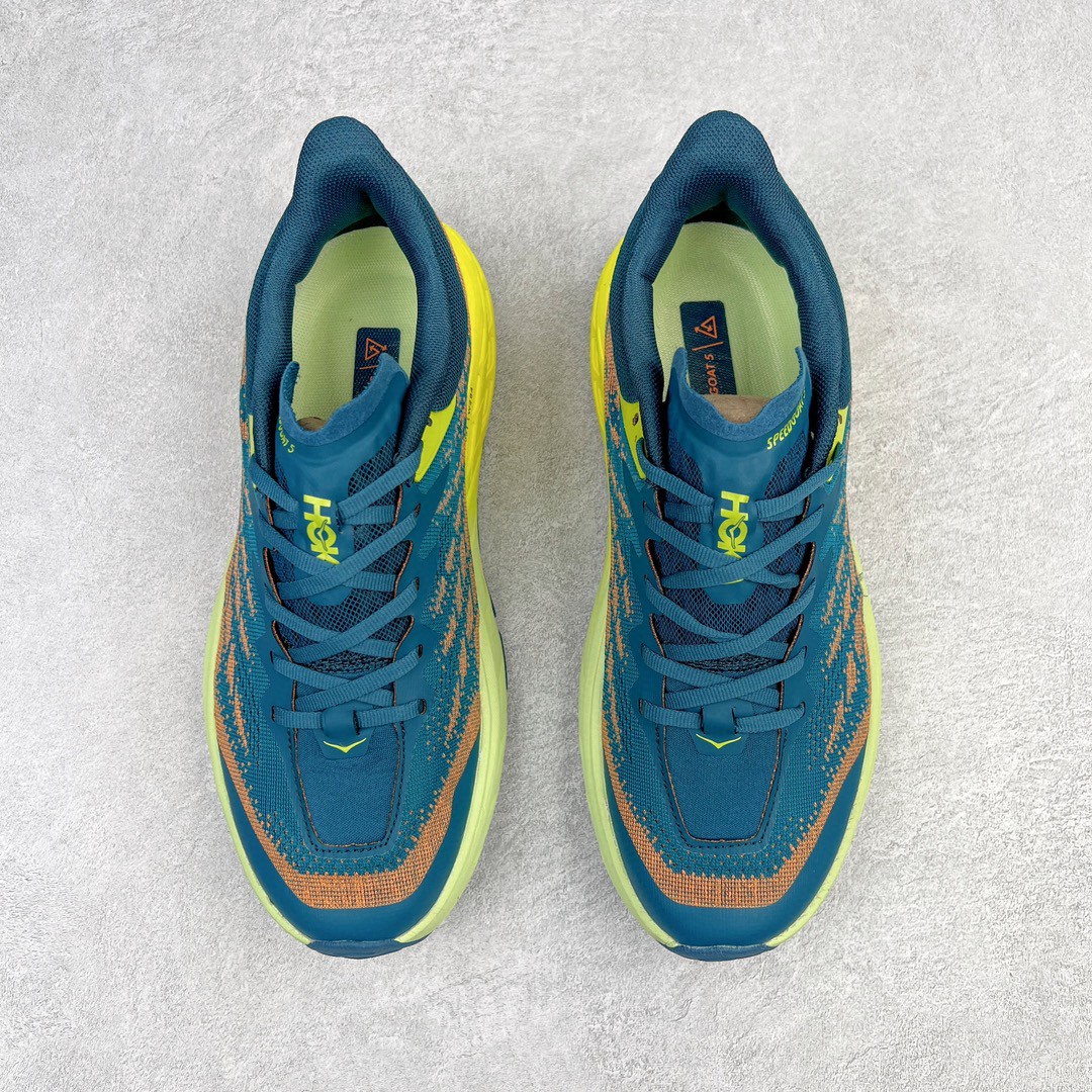 HOKA ONE ONE Speedgoat 5 飞速羚羊5系列 珊瑚蓝 低筒 越野跑步鞋 运动鞋 户外鞋 男鞋 1123157-BCEP
