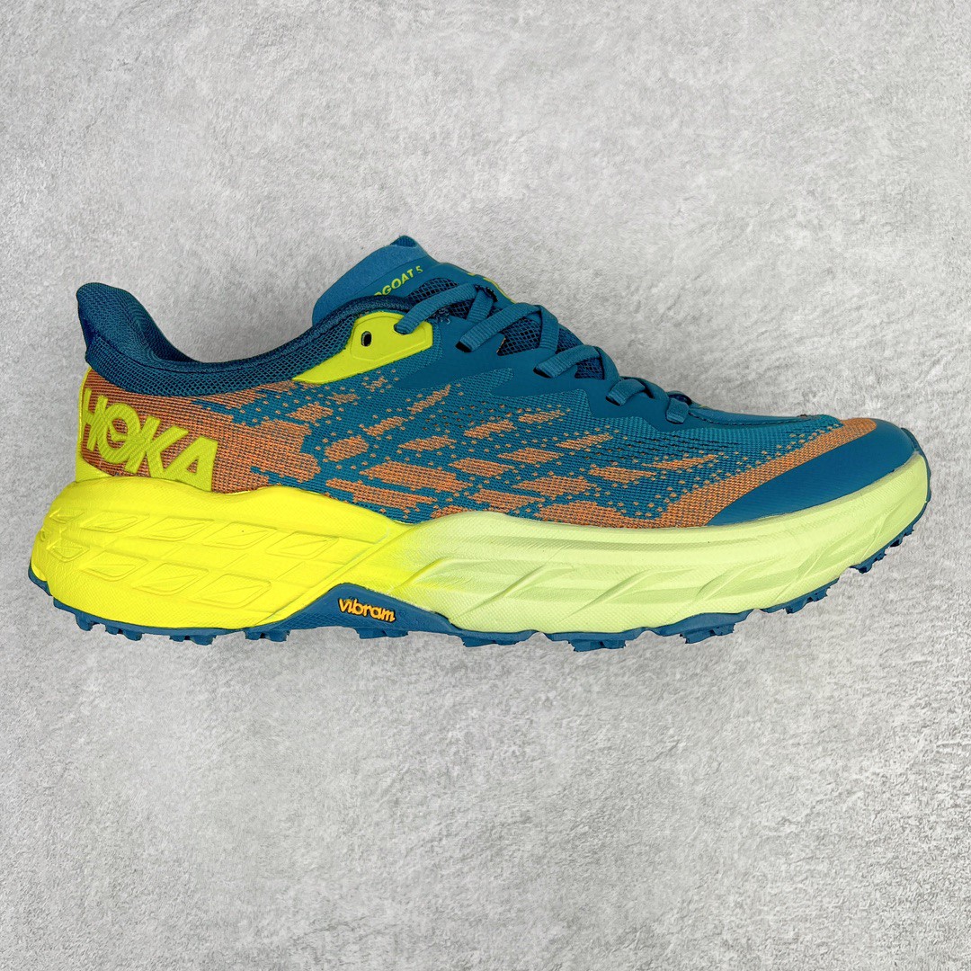 HOKA ONE ONE Speedgoat 5 飞速羚羊5系列 珊瑚蓝 低筒 越野跑步鞋 运动鞋 户外鞋 男鞋 1123157-BCEP