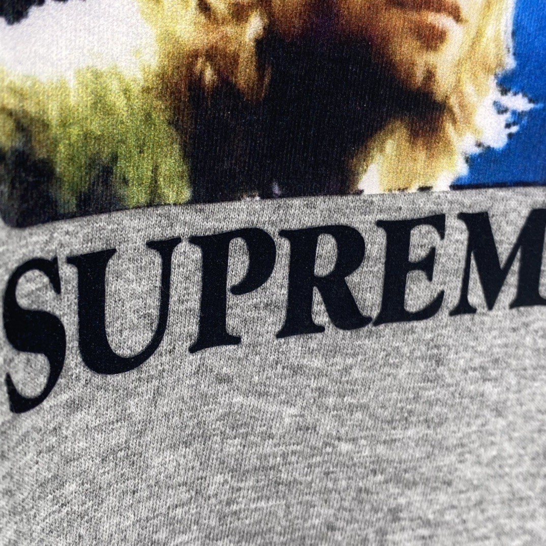 Supreme SS23 Week 1 KURT COBAIN TEE 库尔特柯本印花 短袖 灰色 T 恤 男女同款 SUP-SS23-002