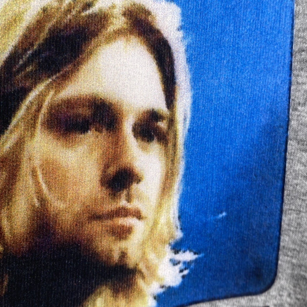 Supreme SS23 Week 1 KURT COBAIN TEE 库尔特柯本印花 短袖 灰色 T 恤 男女同款 SUP-SS23-002