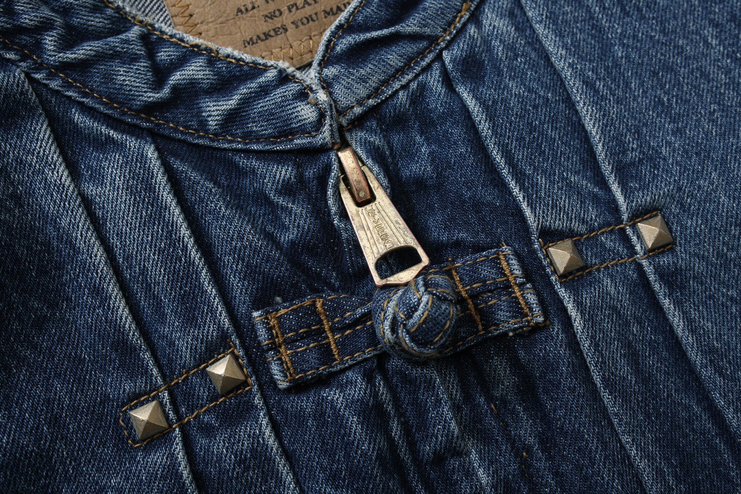 MADNESS JACKET 唐装牛仔外套 蓝色 大口袋 外套 长袖 秋冬季 休闲 男女同款