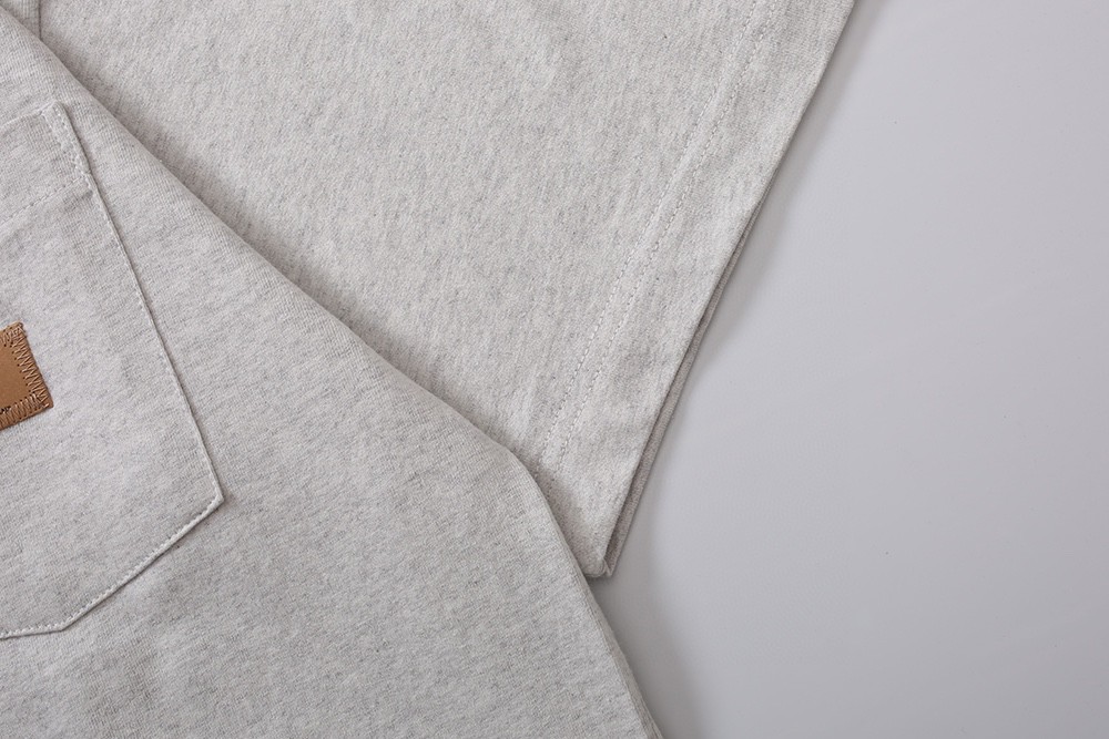 MADNESS TEE 纯色口袋 圆领 T恤 白色 黑色 灰色 短袖 夏款 男女同款