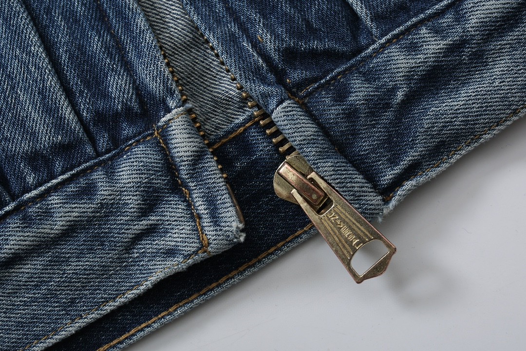 MADNESS JACKET 唐装牛仔外套 蓝色 大口袋 外套 长袖 秋冬季 休闲 男女同款