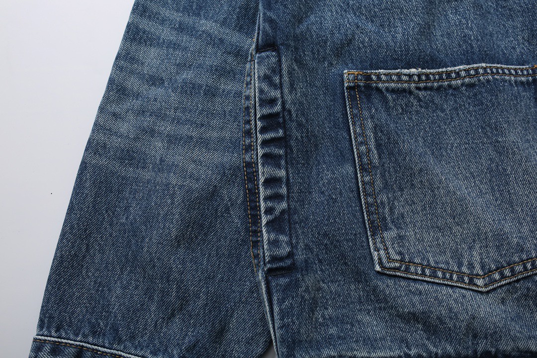 MADNESS JACKET 唐装牛仔外套 蓝色 大口袋 外套 长袖 秋冬季 休闲 男女同款