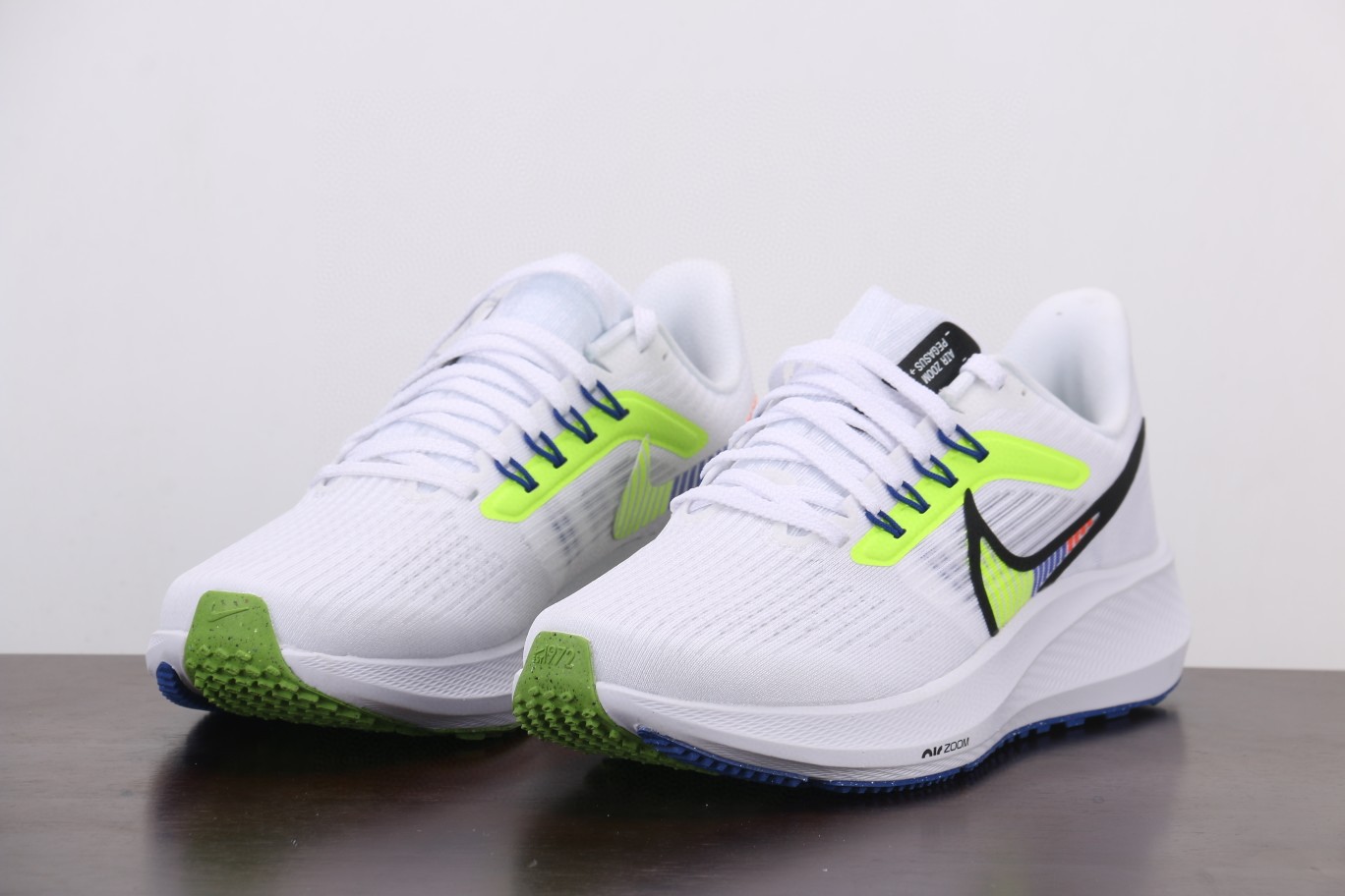 Nike Air Zoom Pegasus 39 登月39 白黄蓝 低筒 运动鞋 跑步鞋 休闲鞋 男鞋 DM4015-100