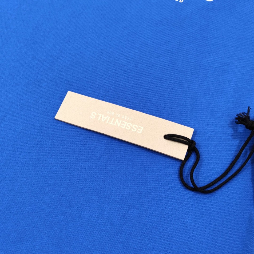 Fear of God T-Shirt FOG 字母logo印花 短袖 T恤 夏款 蓝色