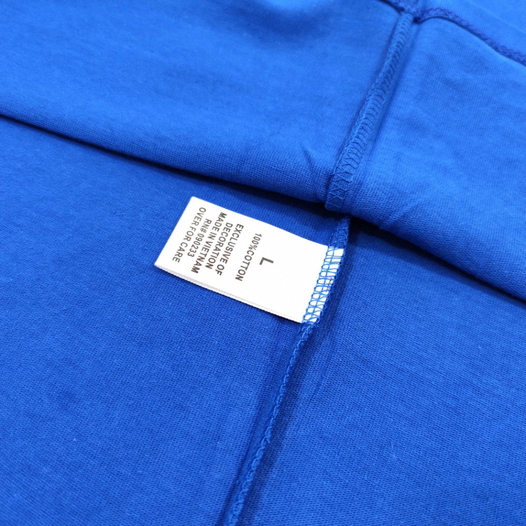 Fear of God T-Shirt FOG 字母logo印花 短袖 T恤 夏款 蓝色