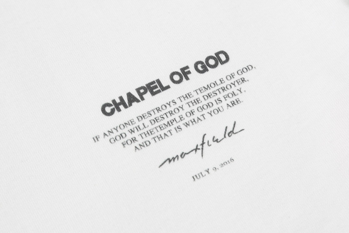 Fear of God NIRVANA FOG 摇滚涅磐乐队天使翅膀印花 T-Shirt 短袖 白色 T恤 夏款 男女同款 