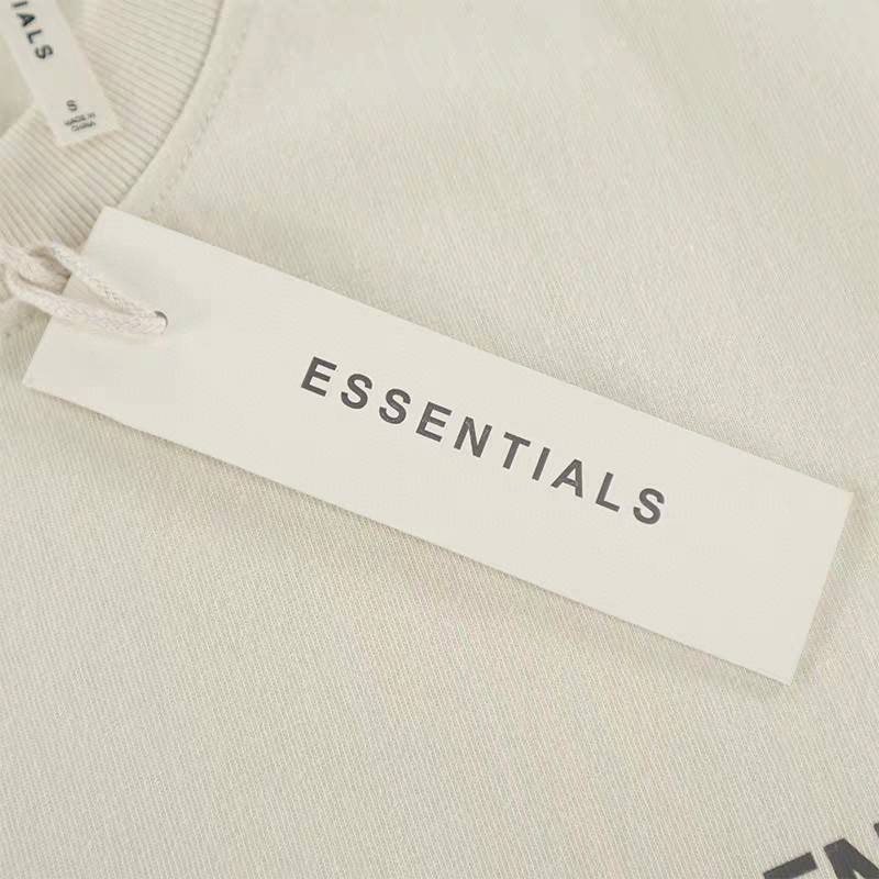 Fear Of God ESSENTIALS CALIFORNIA PHOTO BOXY T-SHIRTS FOG 加州限定款相片印花短袖 杏色 T 恤 夏款 男女同款 