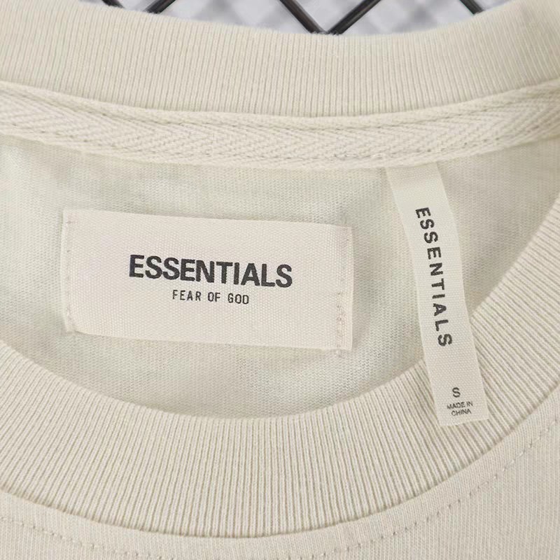 Fear Of God ESSENTIALS CALIFORNIA PHOTO BOXY T-SHIRTS FOG 加州限定款相片印花短袖 杏色 T 恤 夏款 男女同款 