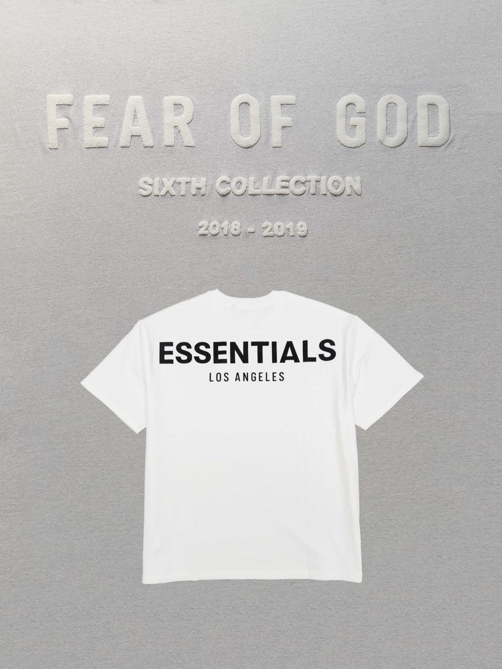  Fear of God Essentials 3M Boxy T-Shirt FOG LA洛杉矶限定款 3M反光字母短袖 灰色 黑色 白色 T恤 男女同款 