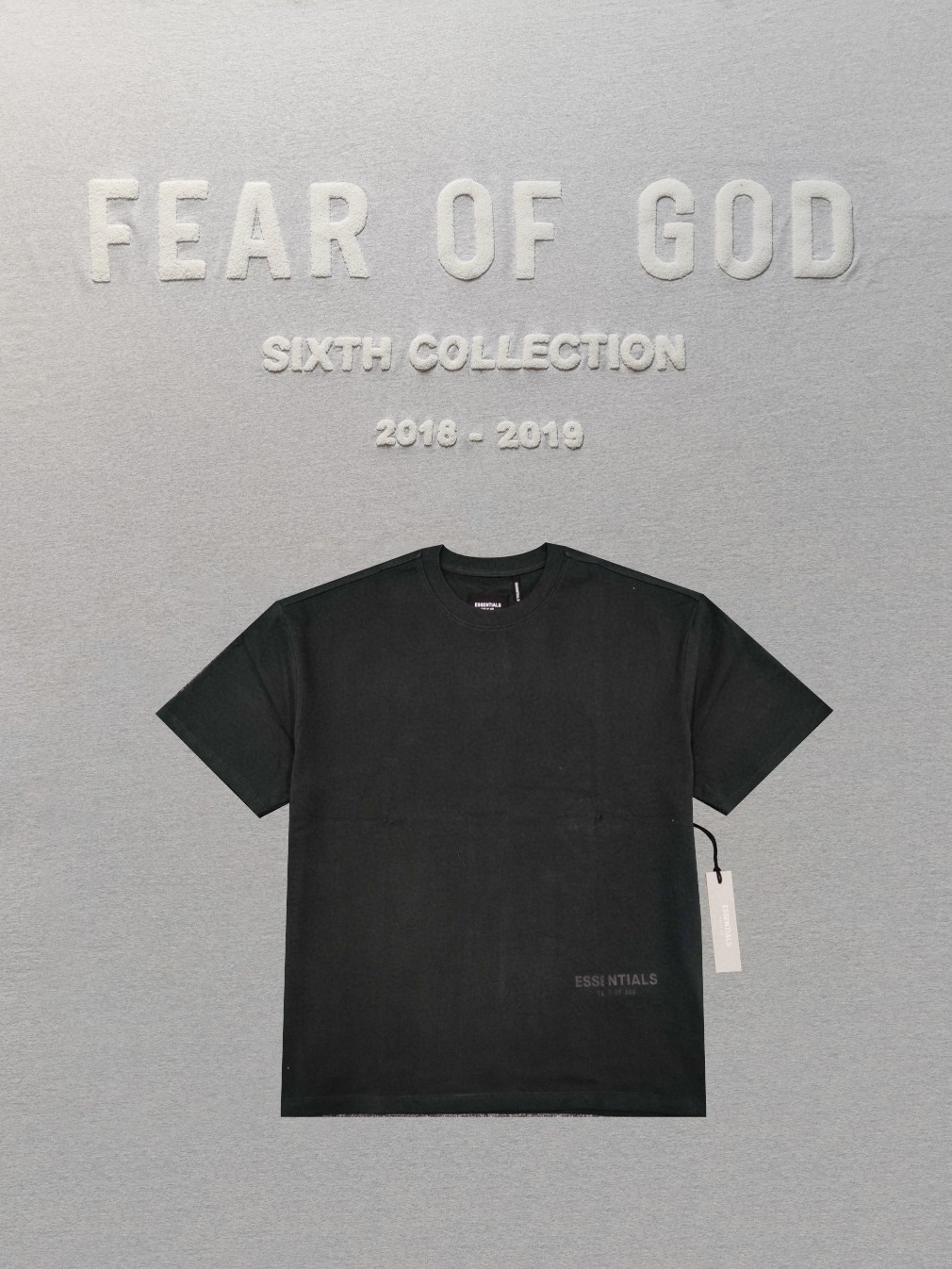  Fear of God Essentials 3M Boxy T-Shirt FOG LA洛杉矶限定款 3M反光字母短袖 灰色 黑色 白色 T恤 男女同款 