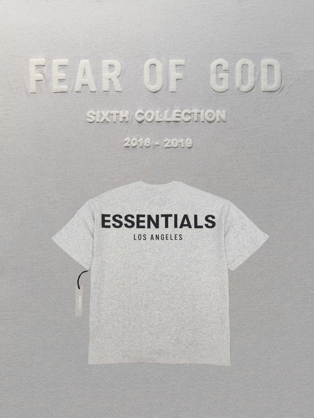 Fear of God Essentials 3M Boxy T-Shirt FOG LA洛杉矶限定款 3M反光字母短袖 灰色 黑色 白色 T恤 男女同款 