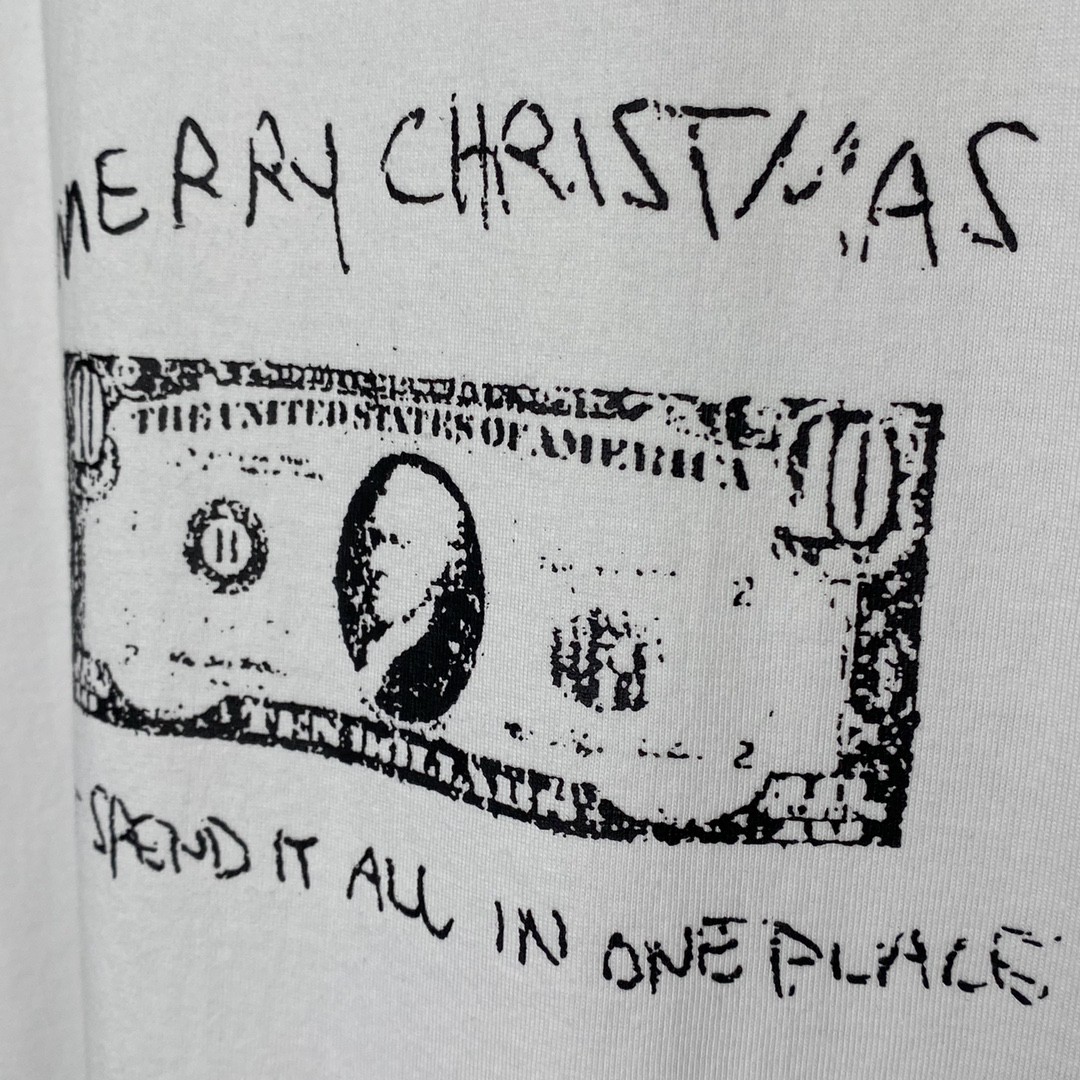 Supreme Week 18 Spend It Tee 字母印花 白色 圆领 短袖 T 恤 夏款  男女同款 SUP-FW21-373