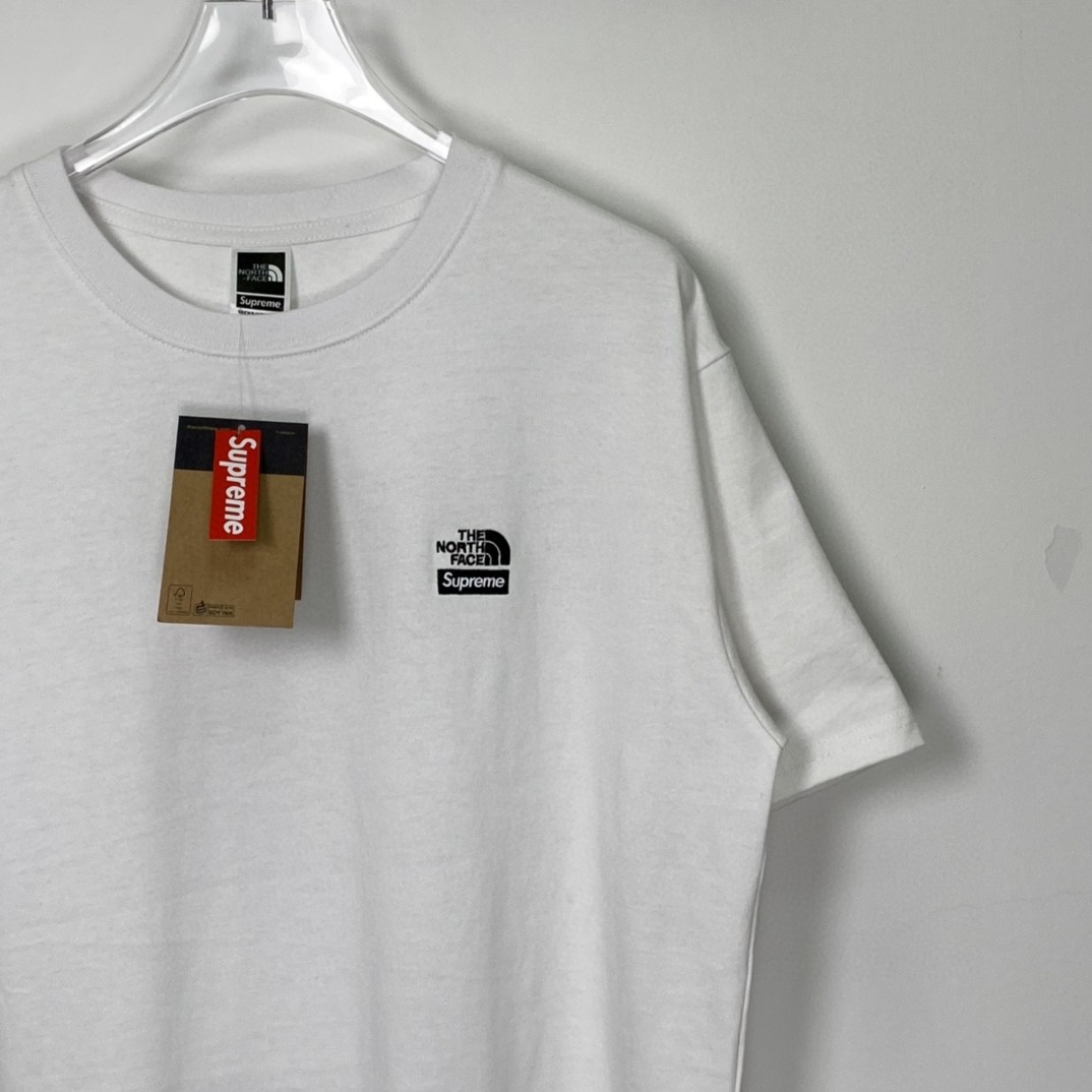 Supreme SS22 Week 16 The North Face 联名款 Bandana Tee 腰果花印花 Logo 白色 T 恤 圆领 夏季 男女同款 SUP-SS22-754