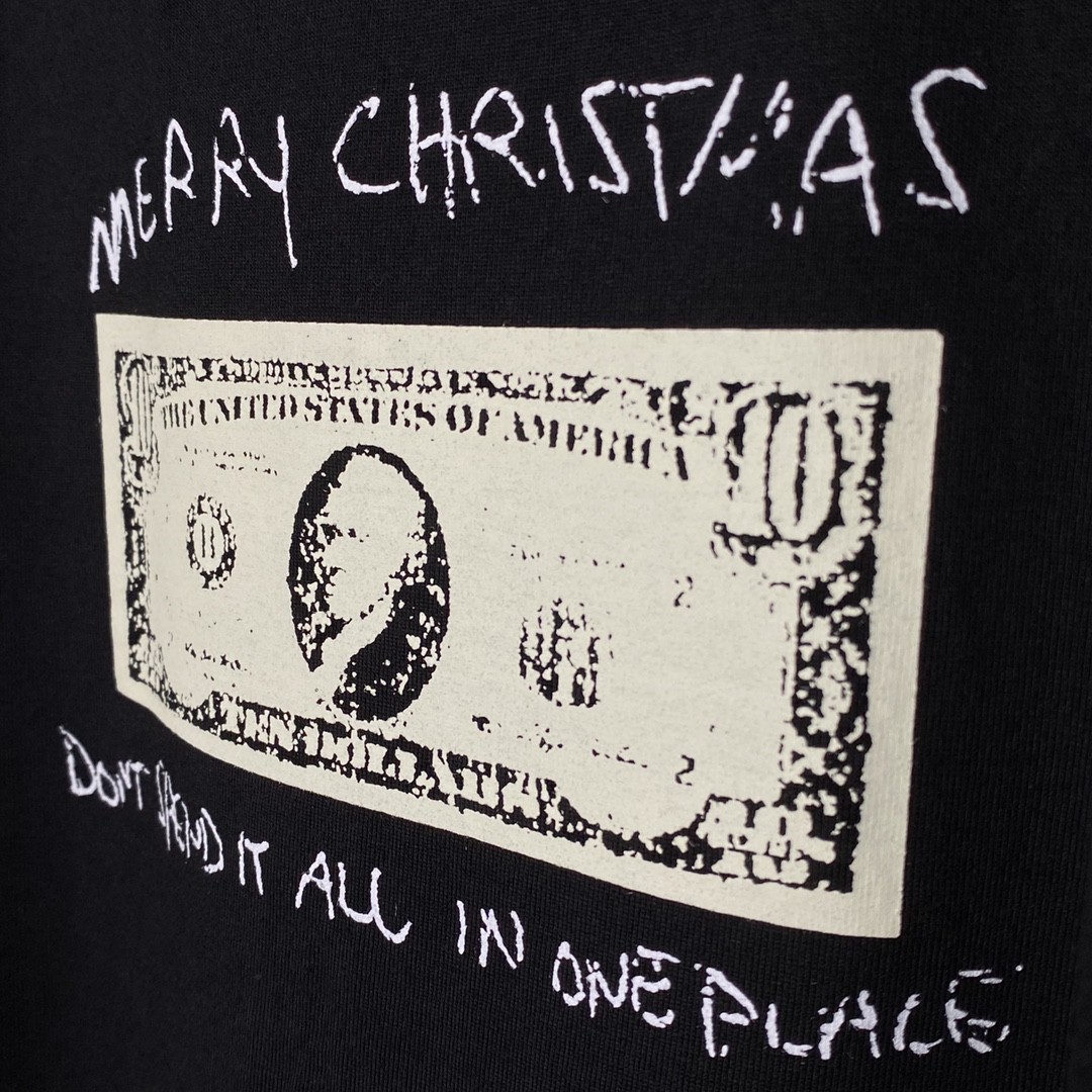 Supreme Week 18 Spend It Tee 字母印花 黑色 圆领 短袖 T 恤 夏款  男女同款 SUP-FW21-373