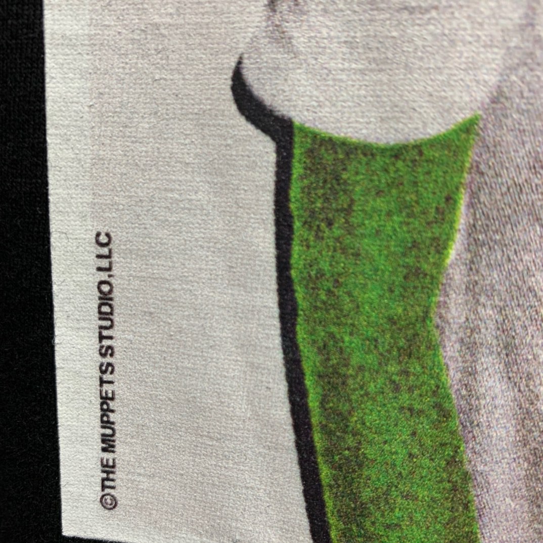 Supreme 08ss KERMIT 科密特青蛙 TEE 黑色 圆领 短袖 T 恤 夏款  男女同款 