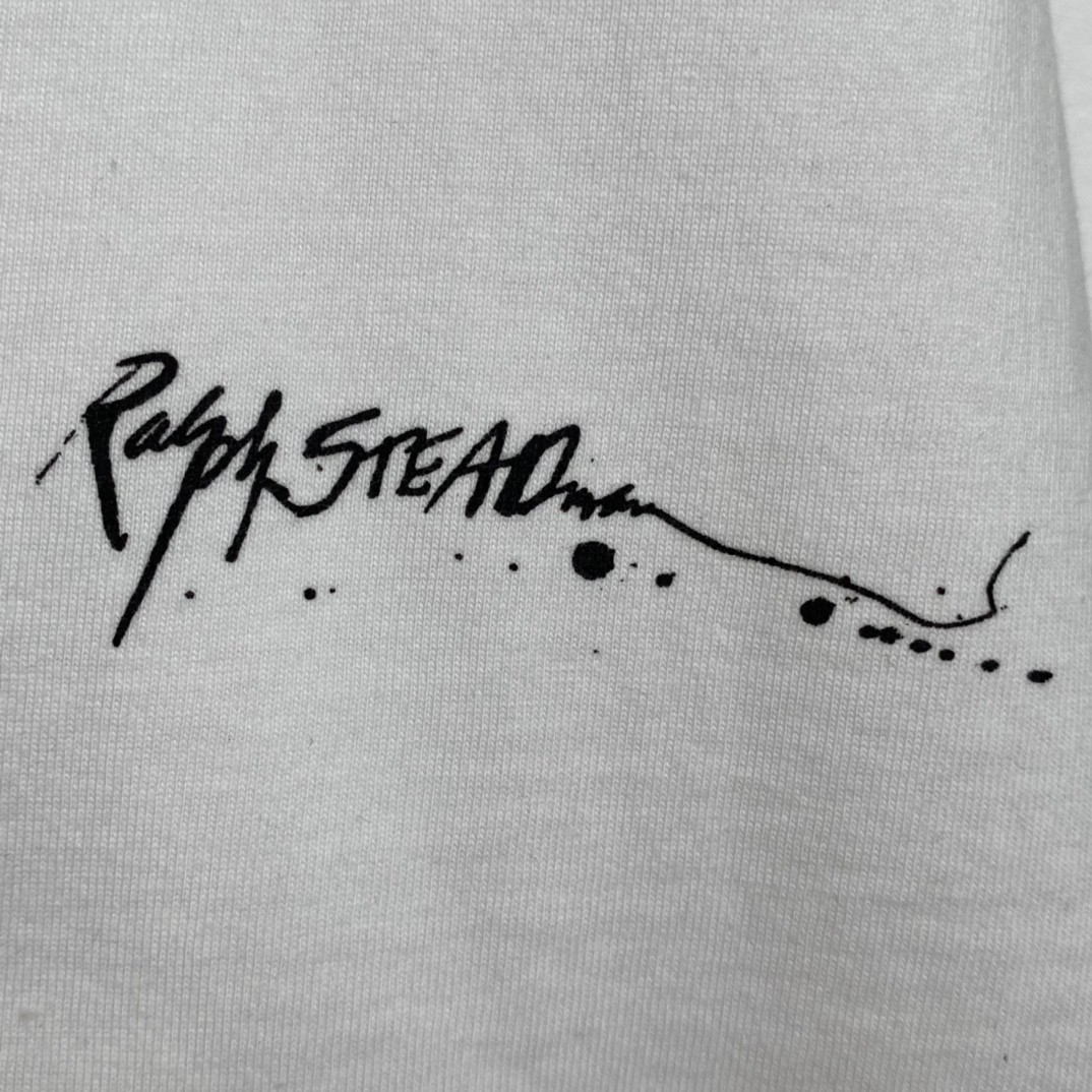 Supreme SS22 Week 8 Ralph Steadman Box Logo Tee 油漆涂抹 白色 圆领 短袖 T 恤 夏款  男女同款 SUP-SS22-620