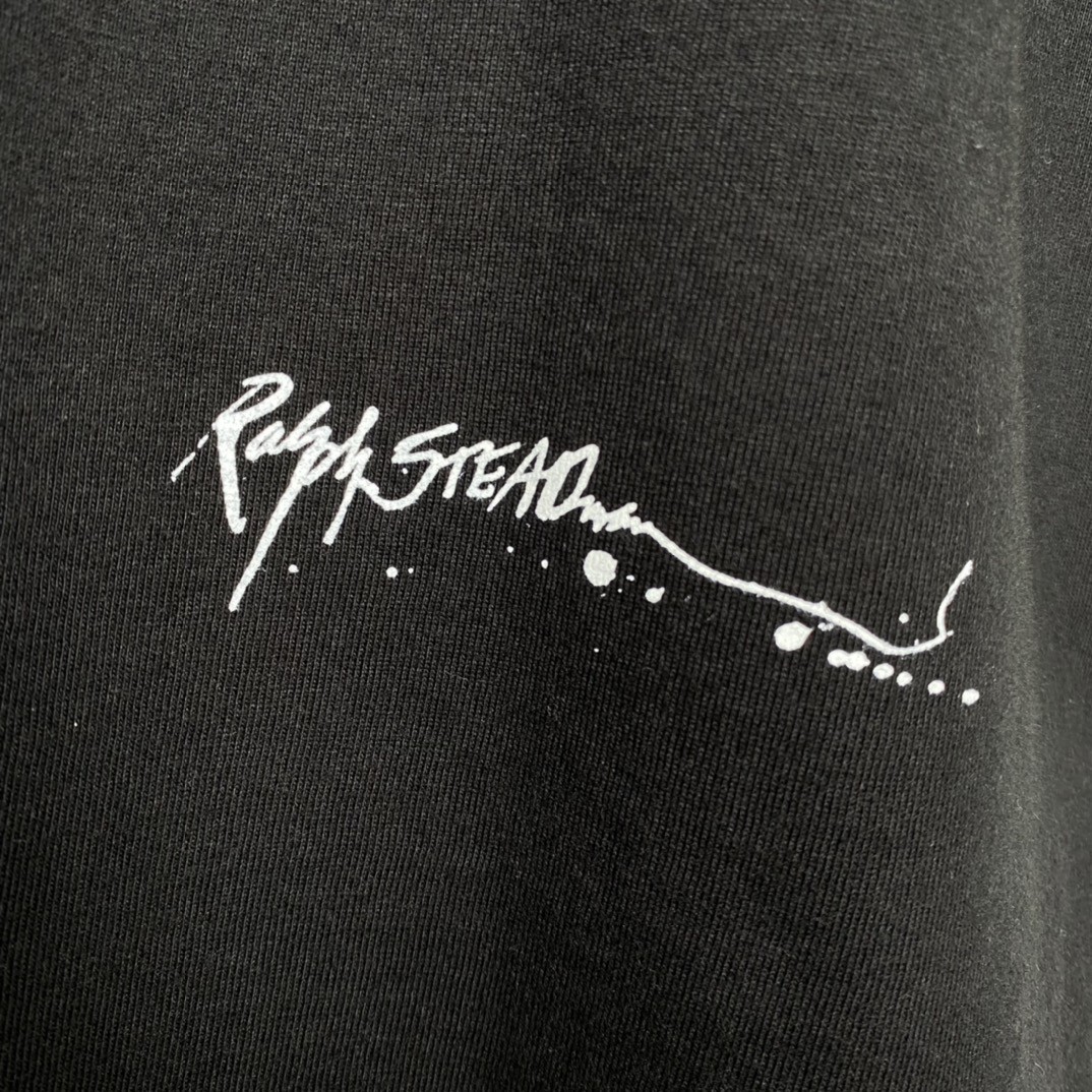 Supreme SS22 Week 8 Ralph Steadman Box Logo Tee 油漆涂抹 黑色 圆领 短袖 T 恤 夏款  男女同款 SUP-SS22-620