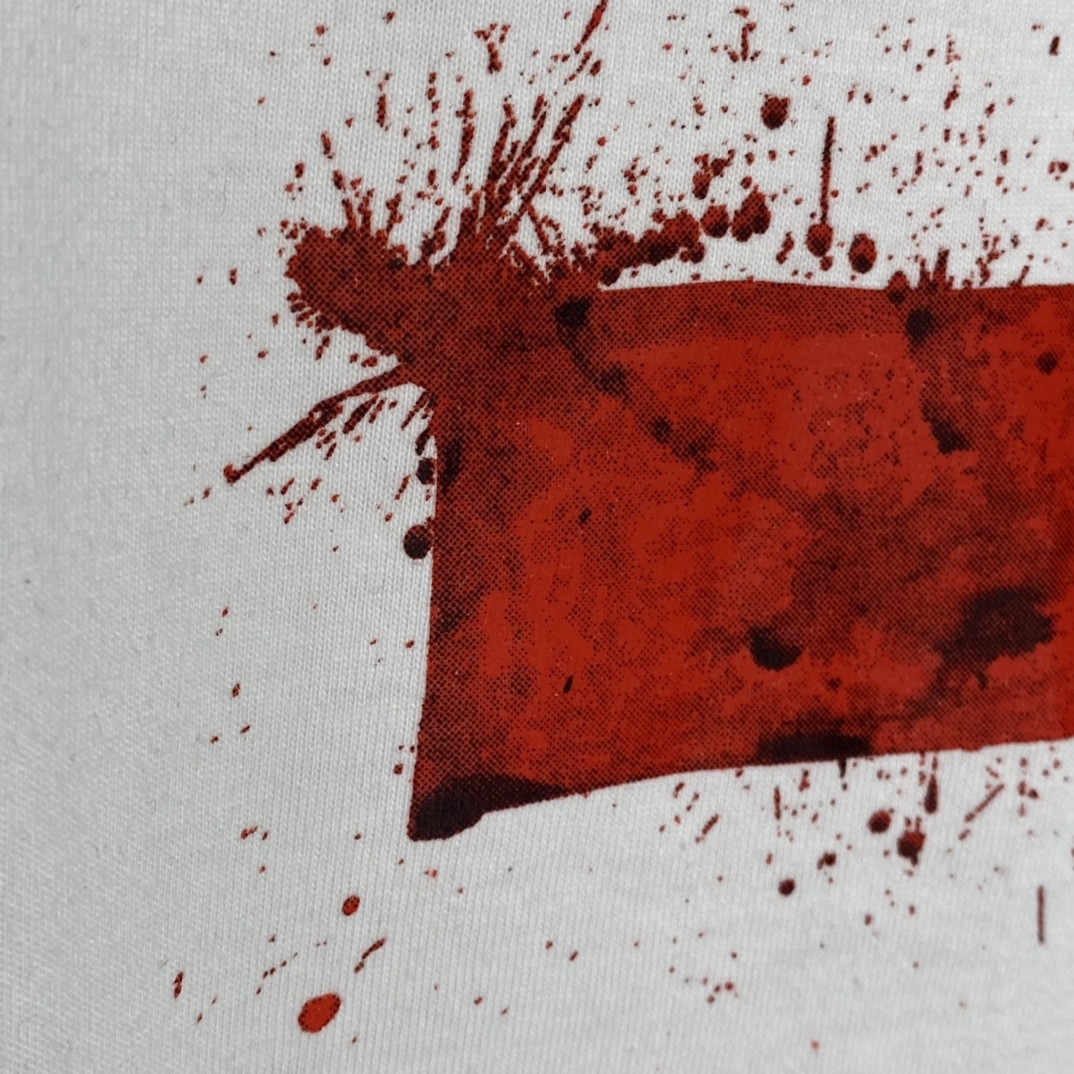 Supreme SS22 Week 8 Ralph Steadman Box Logo Tee 油漆涂抹 白色 圆领 短袖 T 恤 夏款  男女同款 SUP-SS22-620