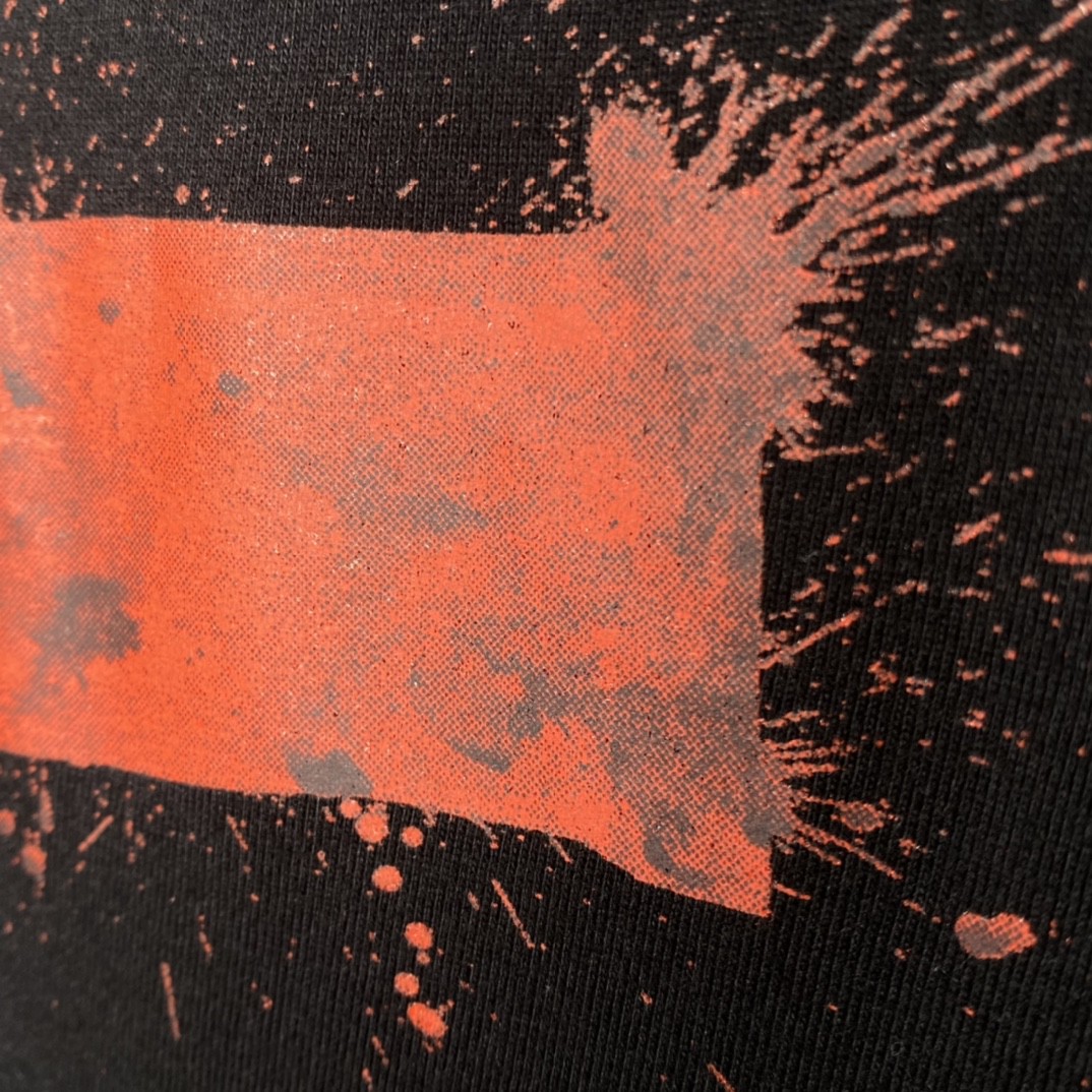 Supreme SS22 Week 8 Ralph Steadman Box Logo Tee 油漆涂抹 黑色 圆领 短袖 T 恤 夏款  男女同款 SUP-SS22-620