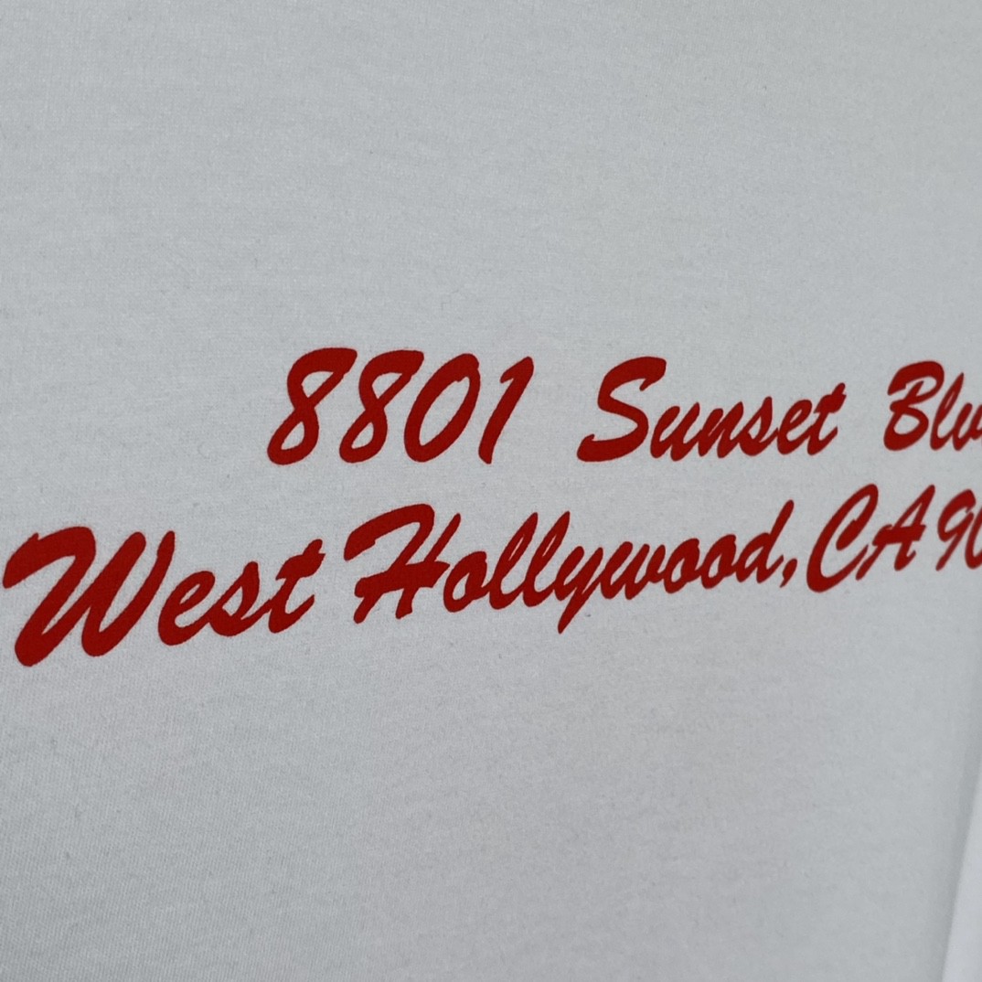 Supreme SS23 Week 1 West Hollywood Box Logo Tee 洛杉矶新店限定 白色 圆领 短袖 T 恤 夏款  男女同款 SUP-SS23-050