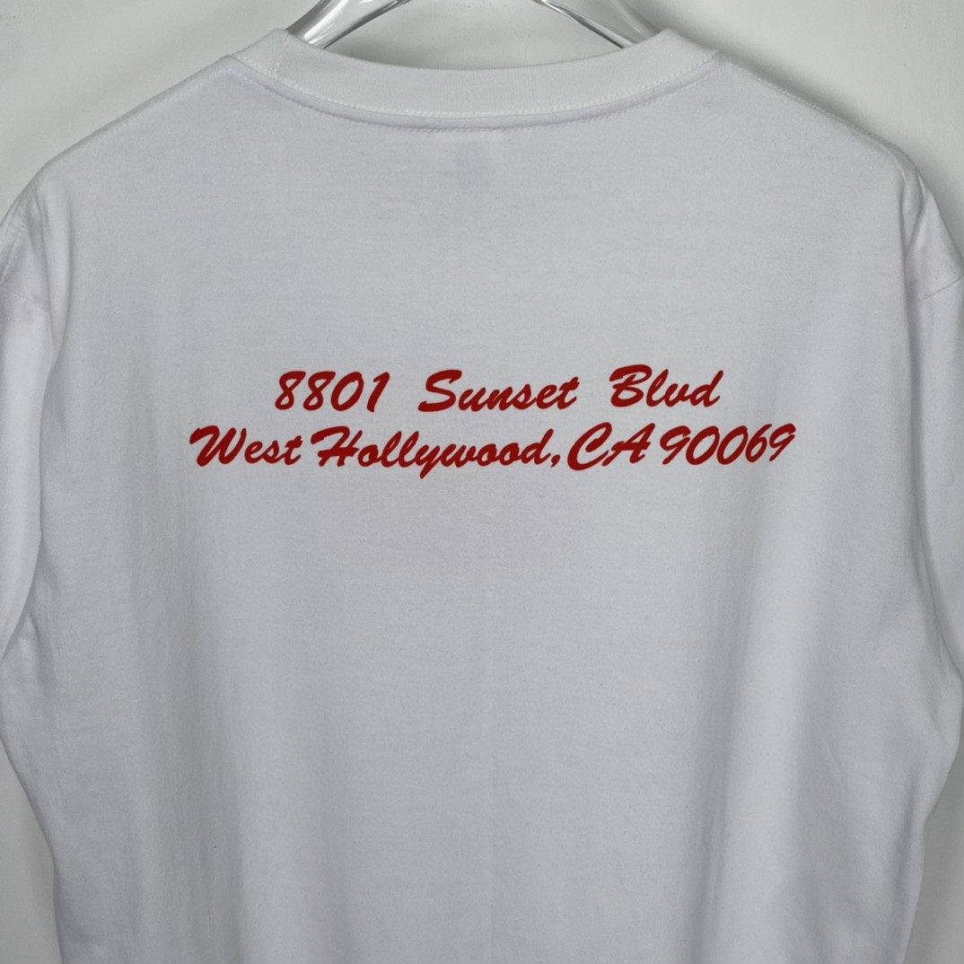 Supreme SS23 Week 1 West Hollywood Box Logo Tee 洛杉矶新店限定 白色 圆领 短袖 T 恤 夏款  男女同款 SUP-SS23-050